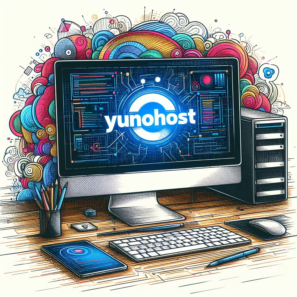 Yunohost open source server panel. AI generated image