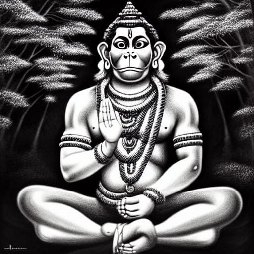 Hanumanji-meditation Post- gaathastory