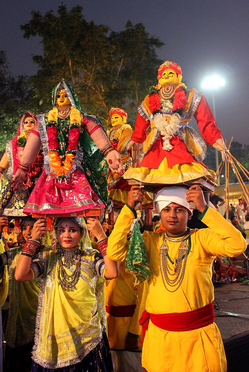 Celebration of Gangaur Festival. Image: Wikipedia