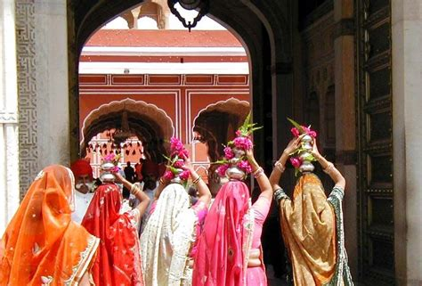 Festival of Gangaur celebration in India.