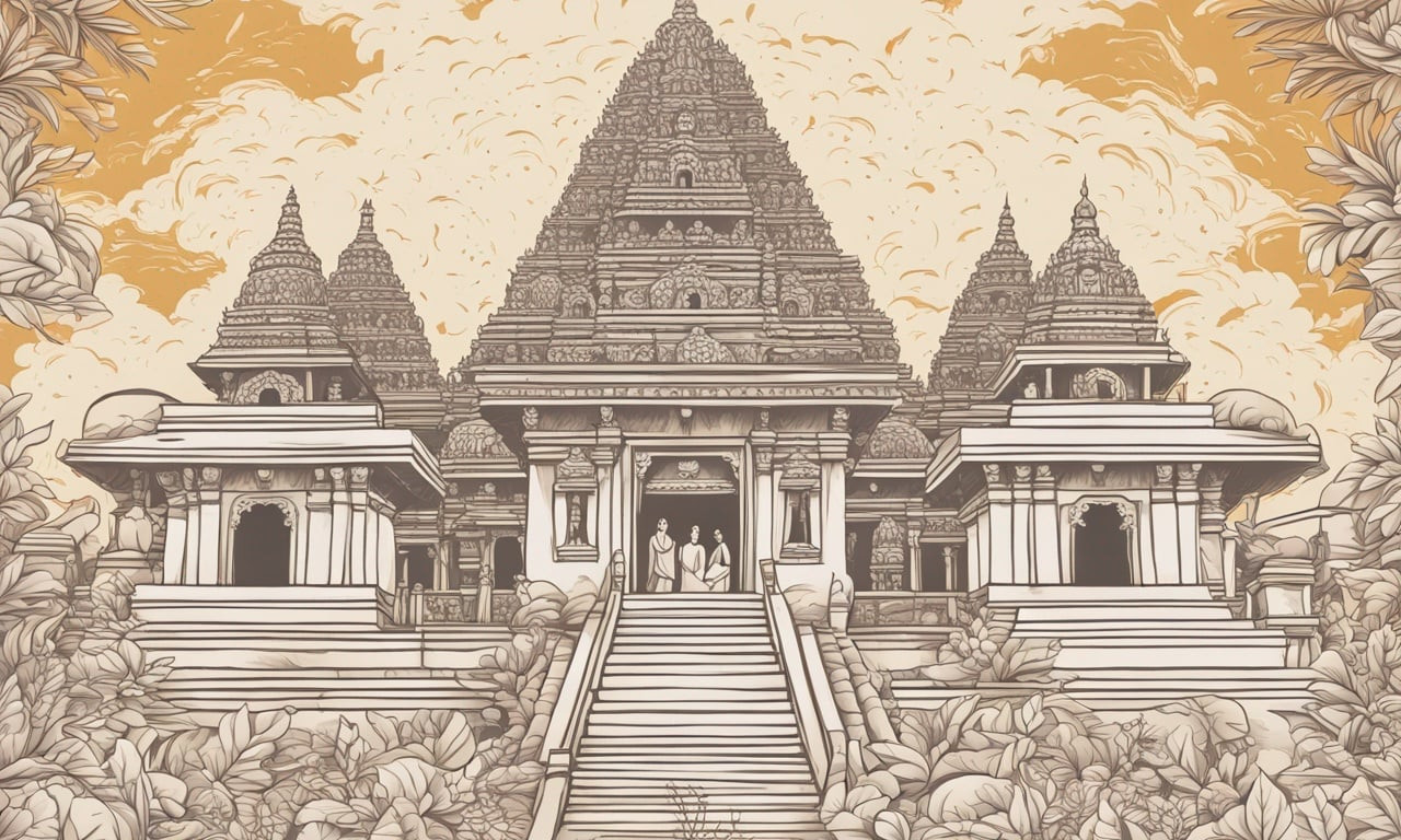 Feature Image for Shantadurga Festival. Blog of Amar Vyas