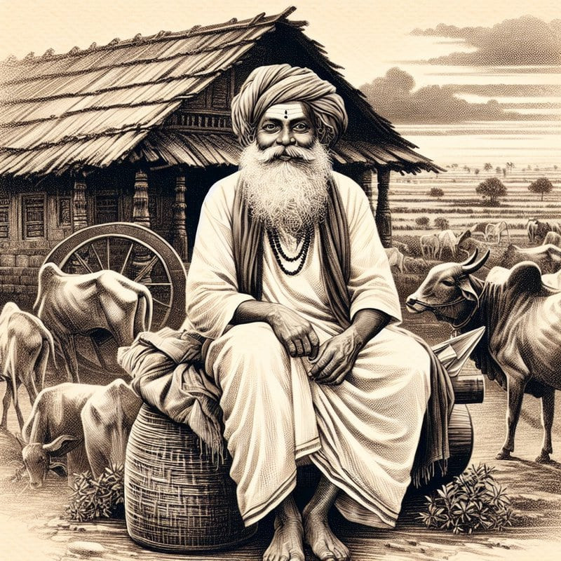 image of a Sadhu- blog by on Gurupushyamrut yog by gaathastory
