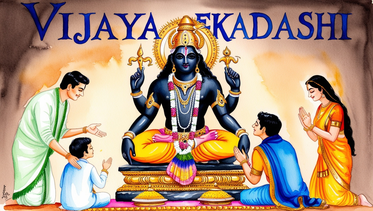 Festival of Vijaya Ekadashi. AI generated image