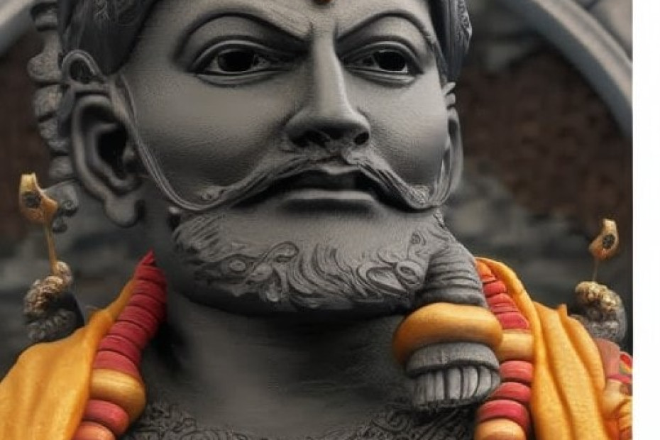 Bronze bust of Chatrapati Shivaji Maharaj. Podcsats by gaathastory